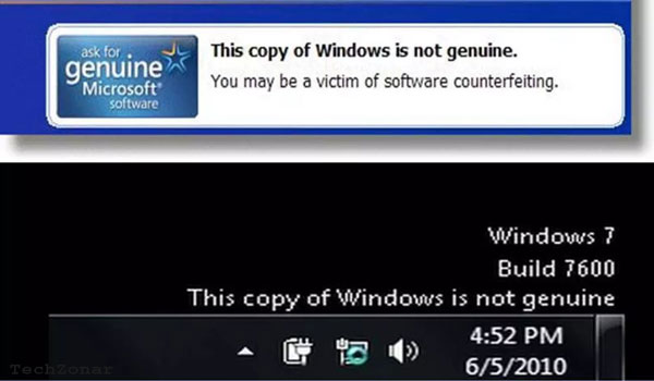 not running genuine windows error