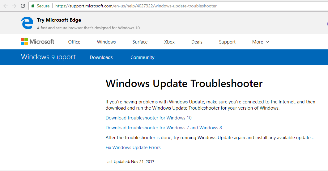failure configuring windows update reverting changes windows 8 stuck